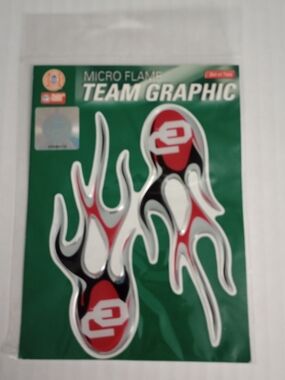 Team Promark OU Micro Flame Team Graphic Decal University Of Oklahoma NCAA